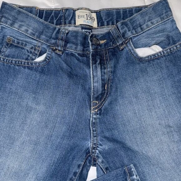 The Childrens Place Bootcut Jeans Size 10 Blue Denim 100% Cotton Youth - Picture 2 of 8